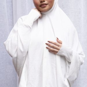 Modest Prayer Pullover in White