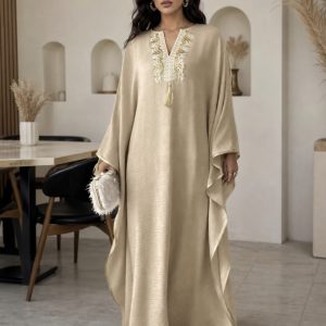 Sahara Beige Kaftan