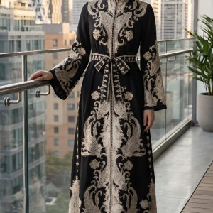 Black Paisley Flow Dress